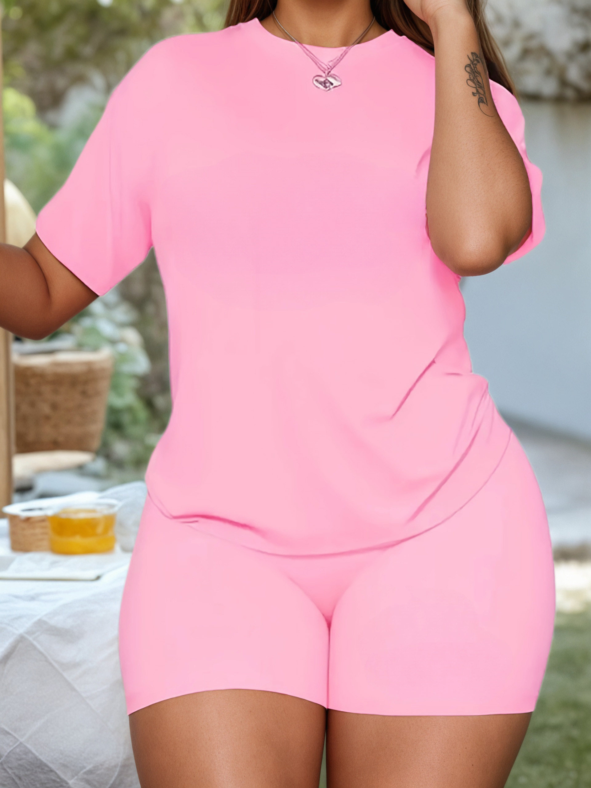 Temu Low quality Women's Two-piece Outfits H9001+8002