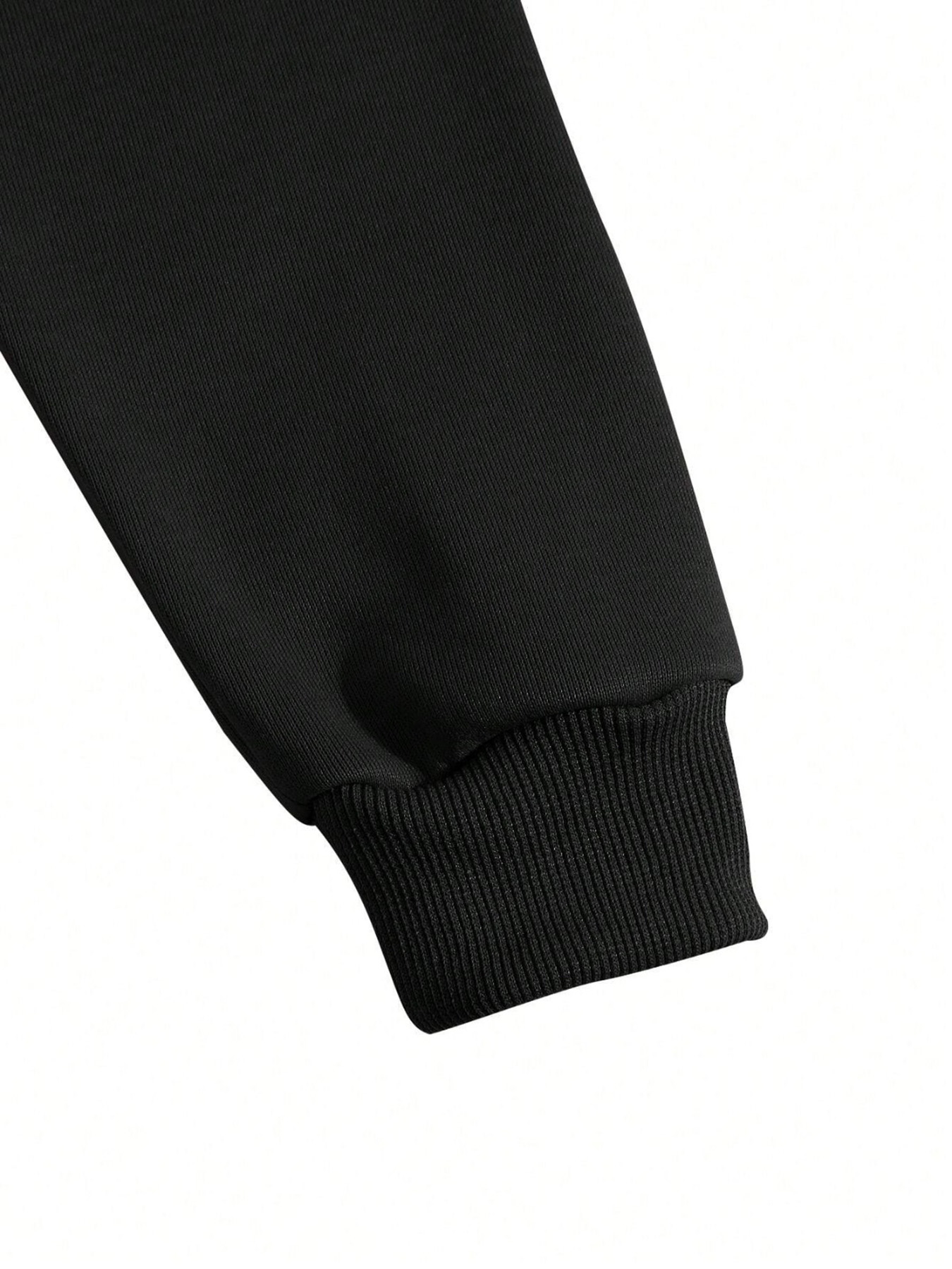 women's or men's stylish black crew neck sweatshirt, machine washable, perfect choice for autumn and winter