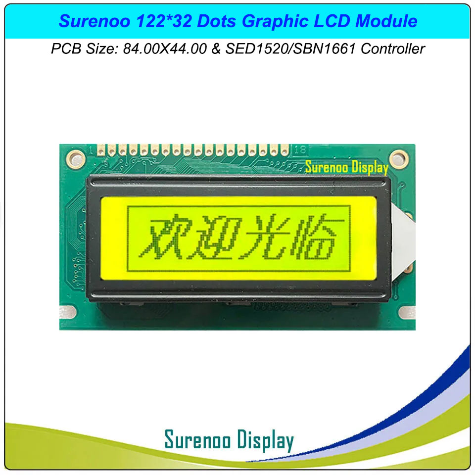 SLG12232B Outline=84.00X44.00 2.0