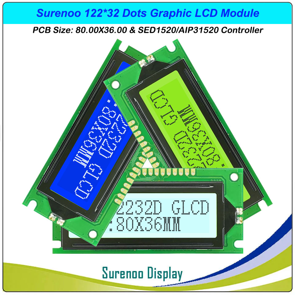 SLG12232D Outline=80.00X36.00MM 2.0