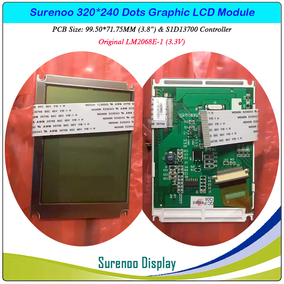 SLG320240E Outline=99.50X71.75MM LM2068E LM2068S 3.8