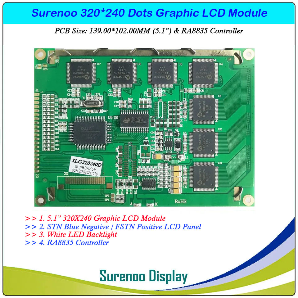 SLG320240D Outline=139.00X100.00MM 5.1