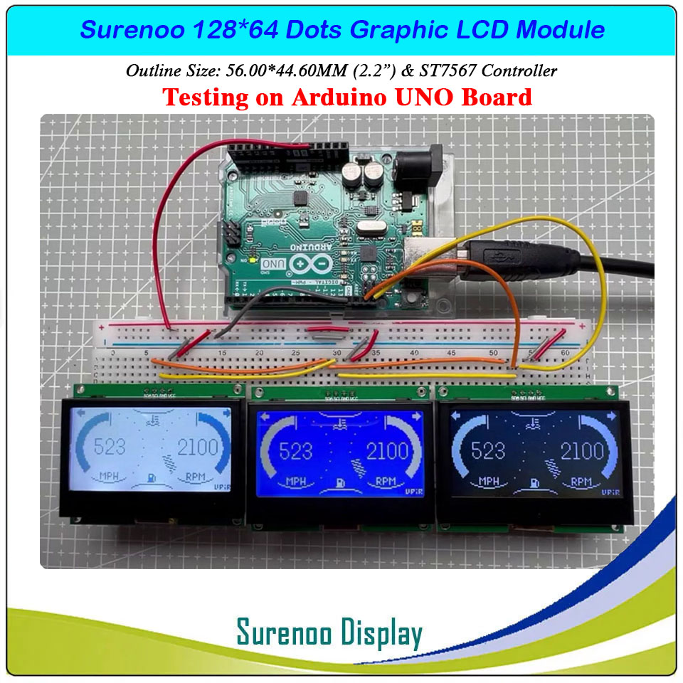 SLG12864Q Outline=56.00X44.60MM 2.2