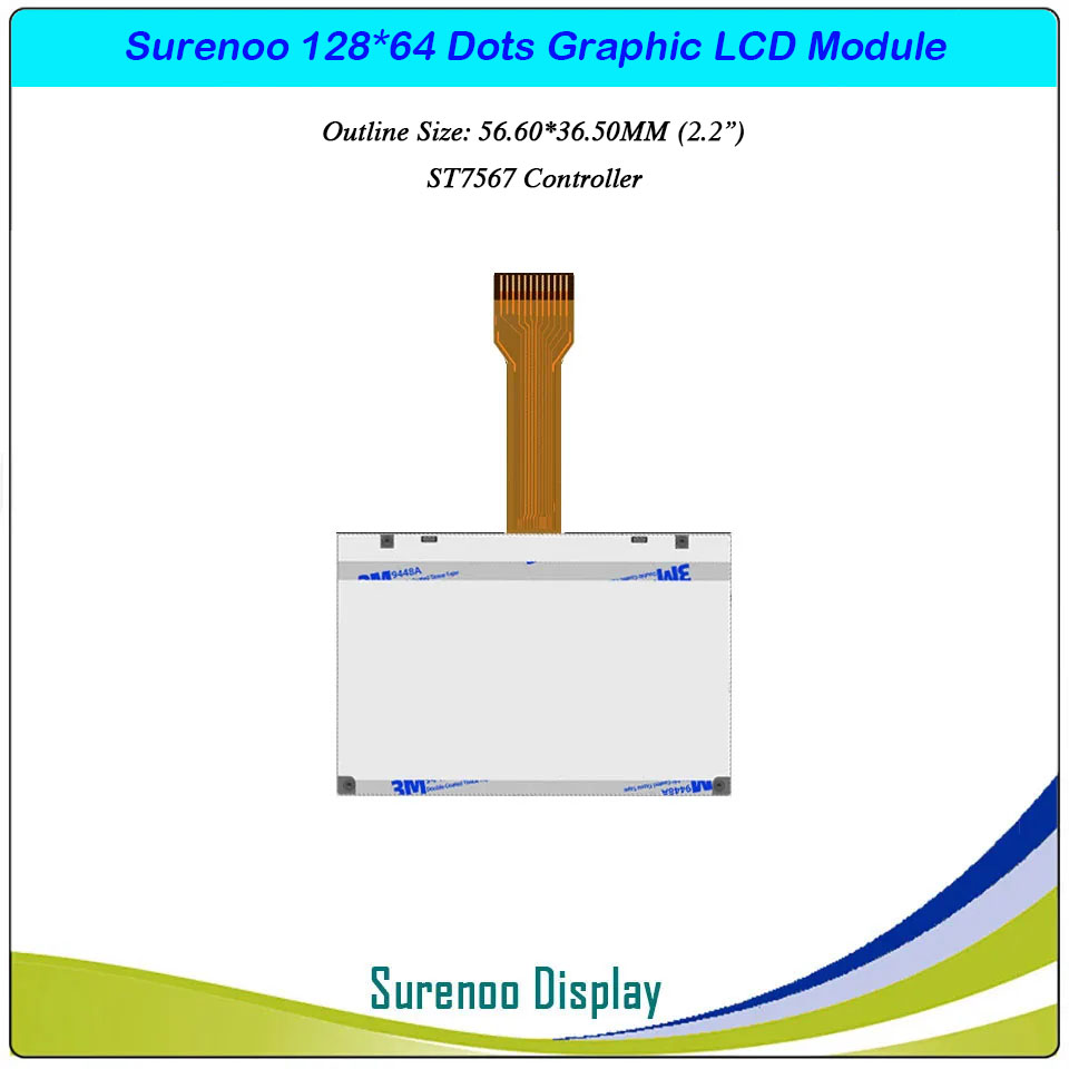 SLG12864M Outline=59.00X41.00MM 2.2