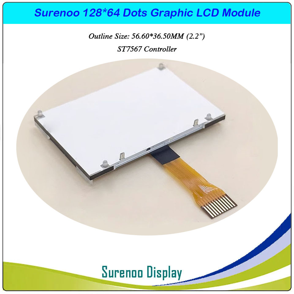 SLG12864M Outline=59.00X41.00MM 2.2