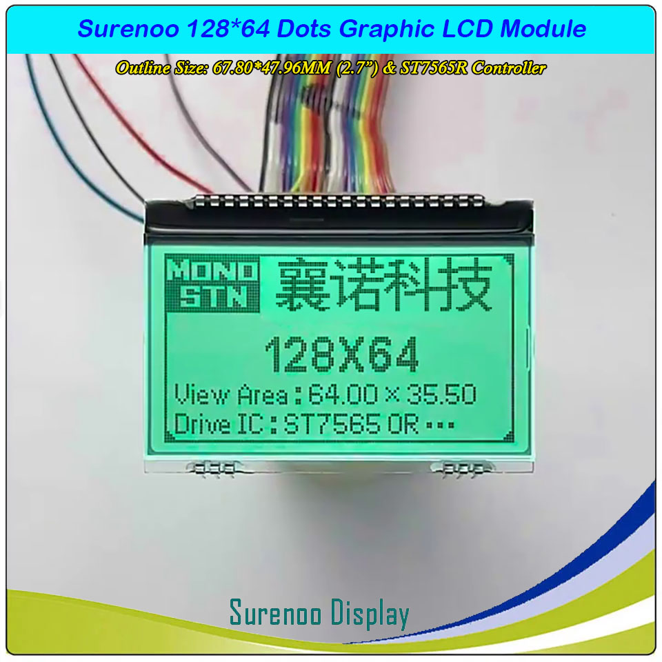 SLG12864R Outline=67.80X47.96MM 2.7