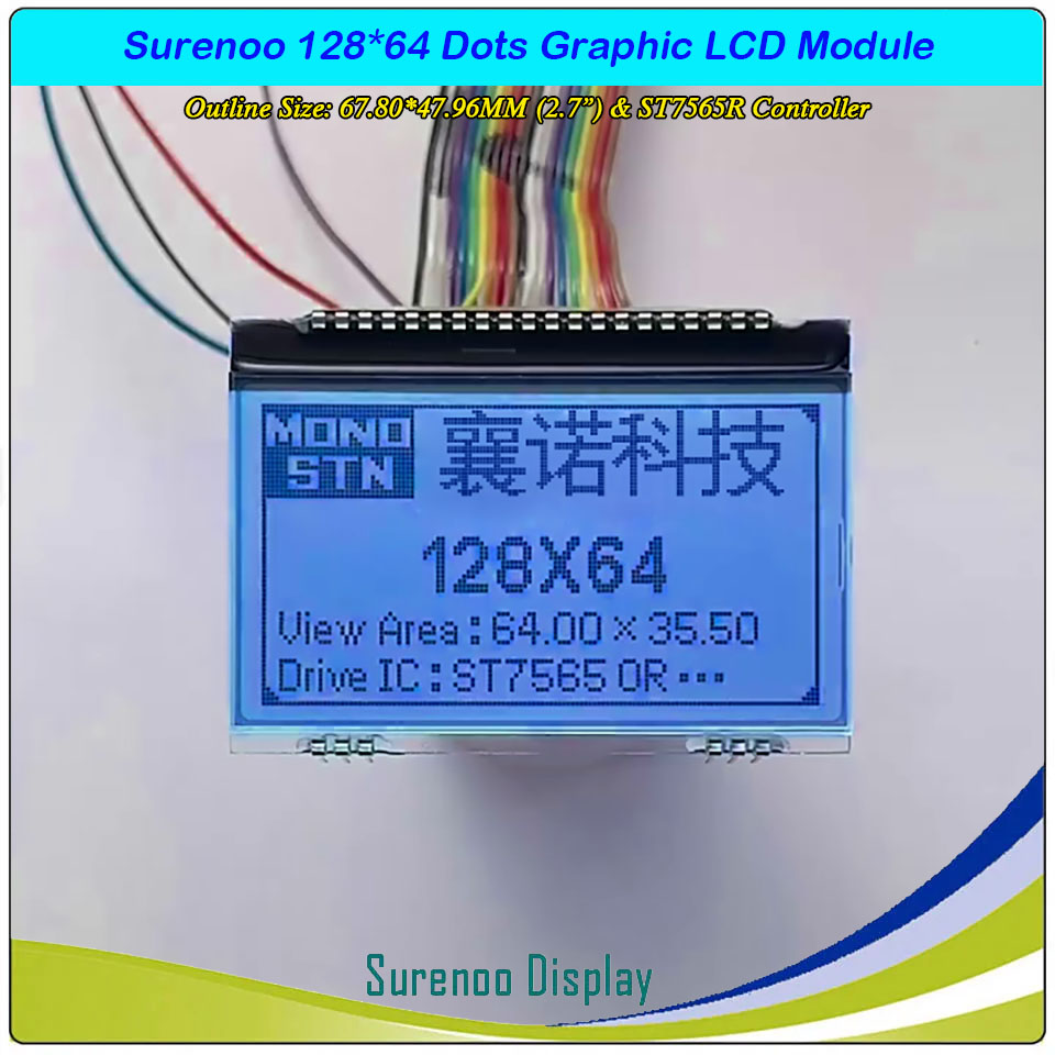 SLG12864R Outline=67.80X47.96MM 2.7