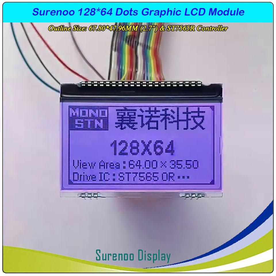 SLG12864R Outline=67.80X47.96MM 2.7