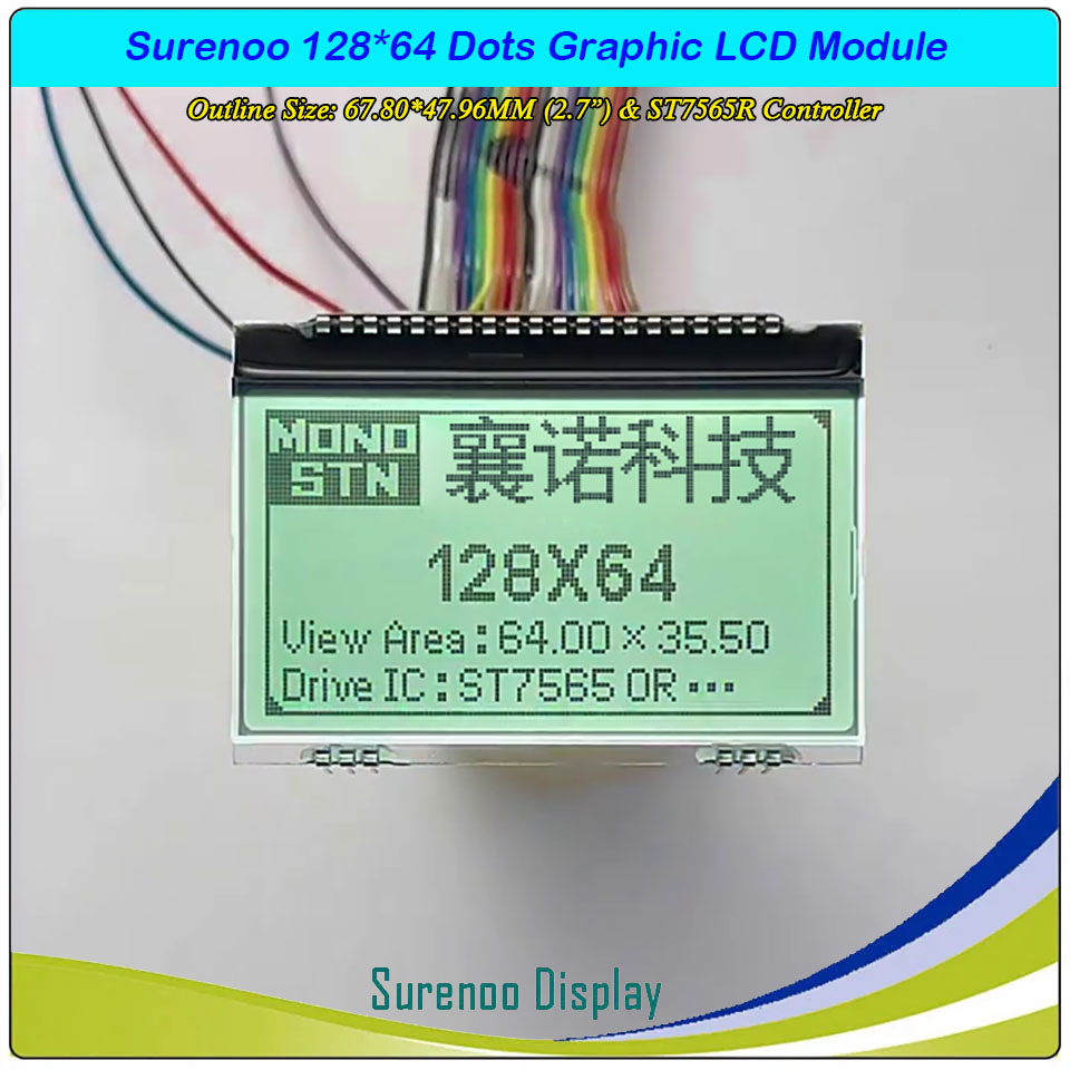 SLG12864R Outline=67.80X47.96MM 2.7