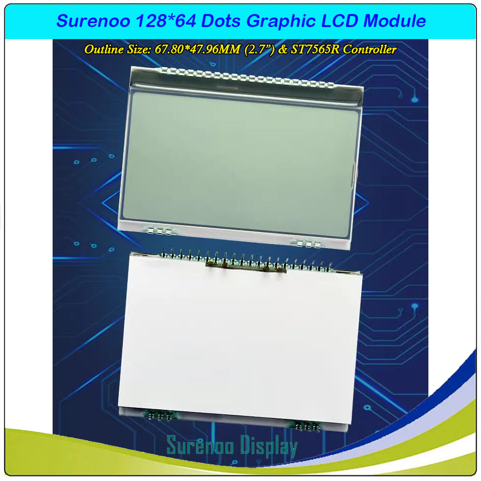 SLG12864R Outline=67.80X47.96MM 2.7