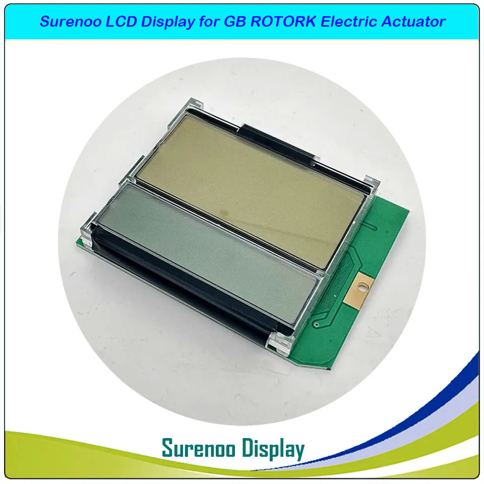 Surenoo Brand New Graphic LCD Module Display Screen Monitor Panel Dual-Display H48140-01 111-3119-0592 Replacement Repair Replace for GB ROTORK Electric Actuator
