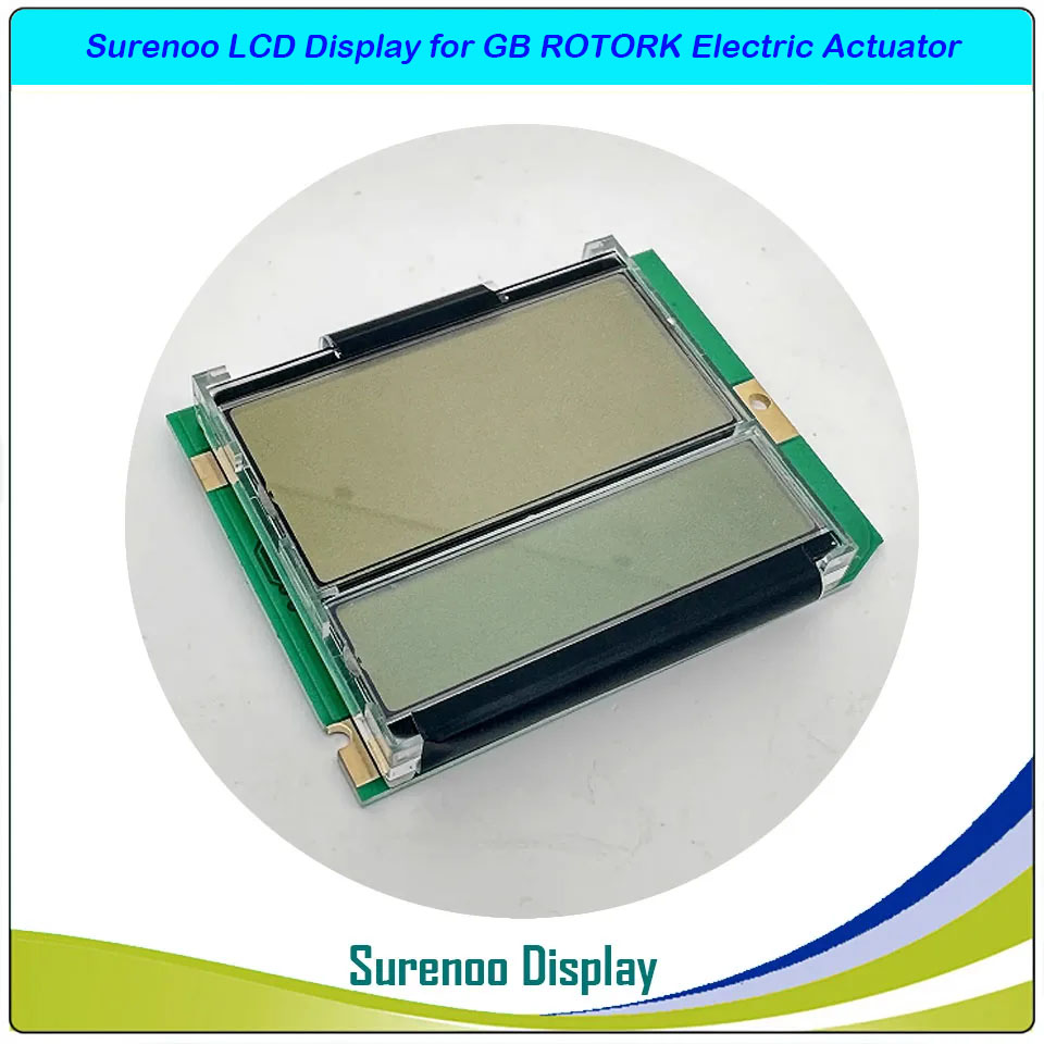 Surenoo Brand New Graphic LCD Module Display Screen Monitor Panel Dual-Display H48140-01 111-3119-0592 Replacement Repair Replace for GB ROTORK Electric Actuator