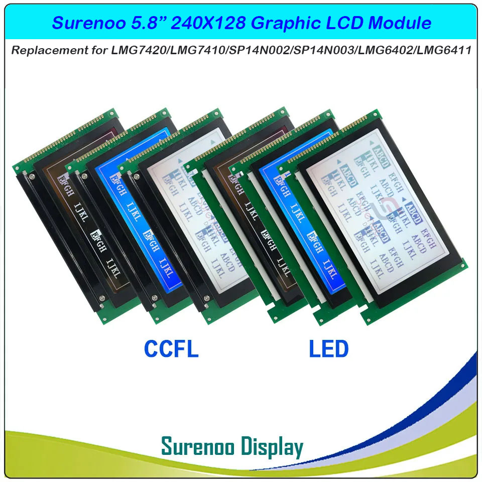 Surenoo 240128 Graphic LCD Module LMG7420/LMG7410/SP14N002
