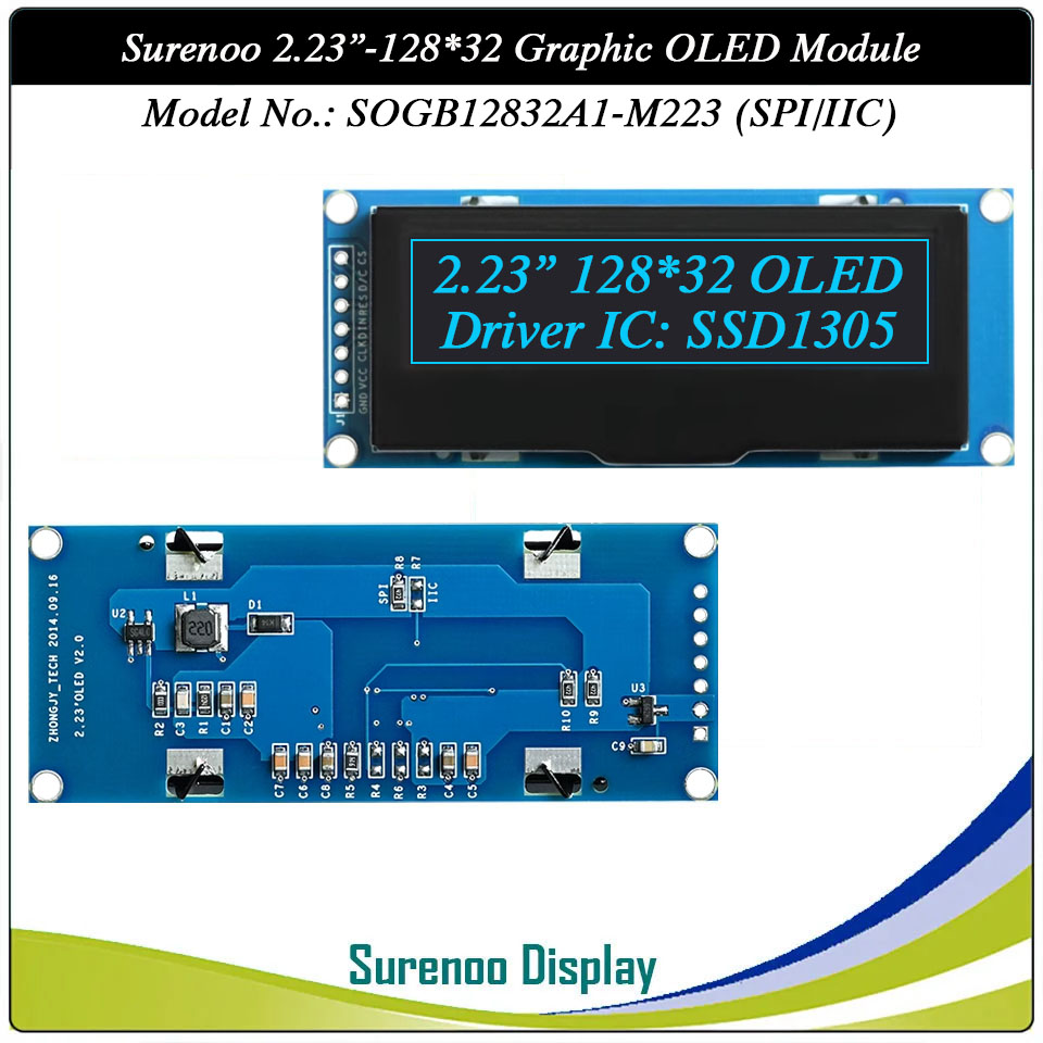 Surenoo Graphic OLED Module 2.23
