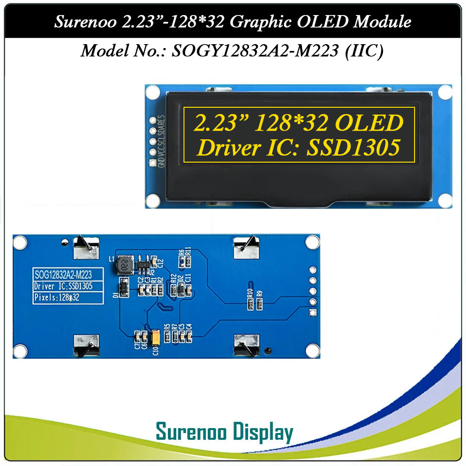 Surenoo Graphic OLED Module 2.23