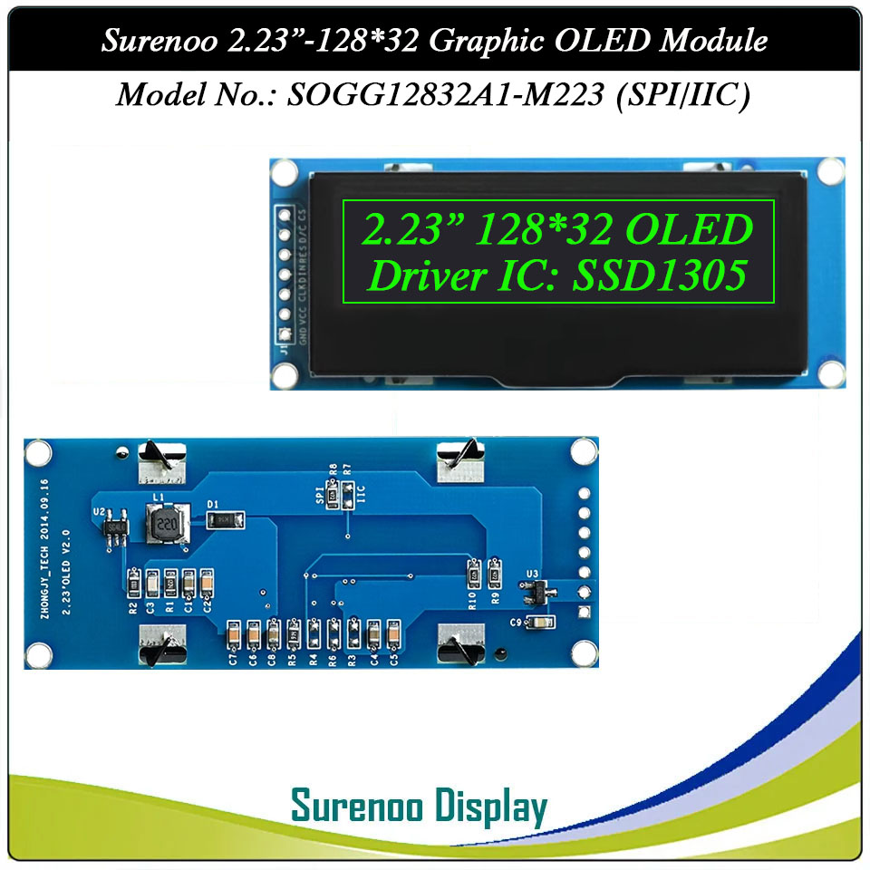 Surenoo Graphic OLED Module 2.23