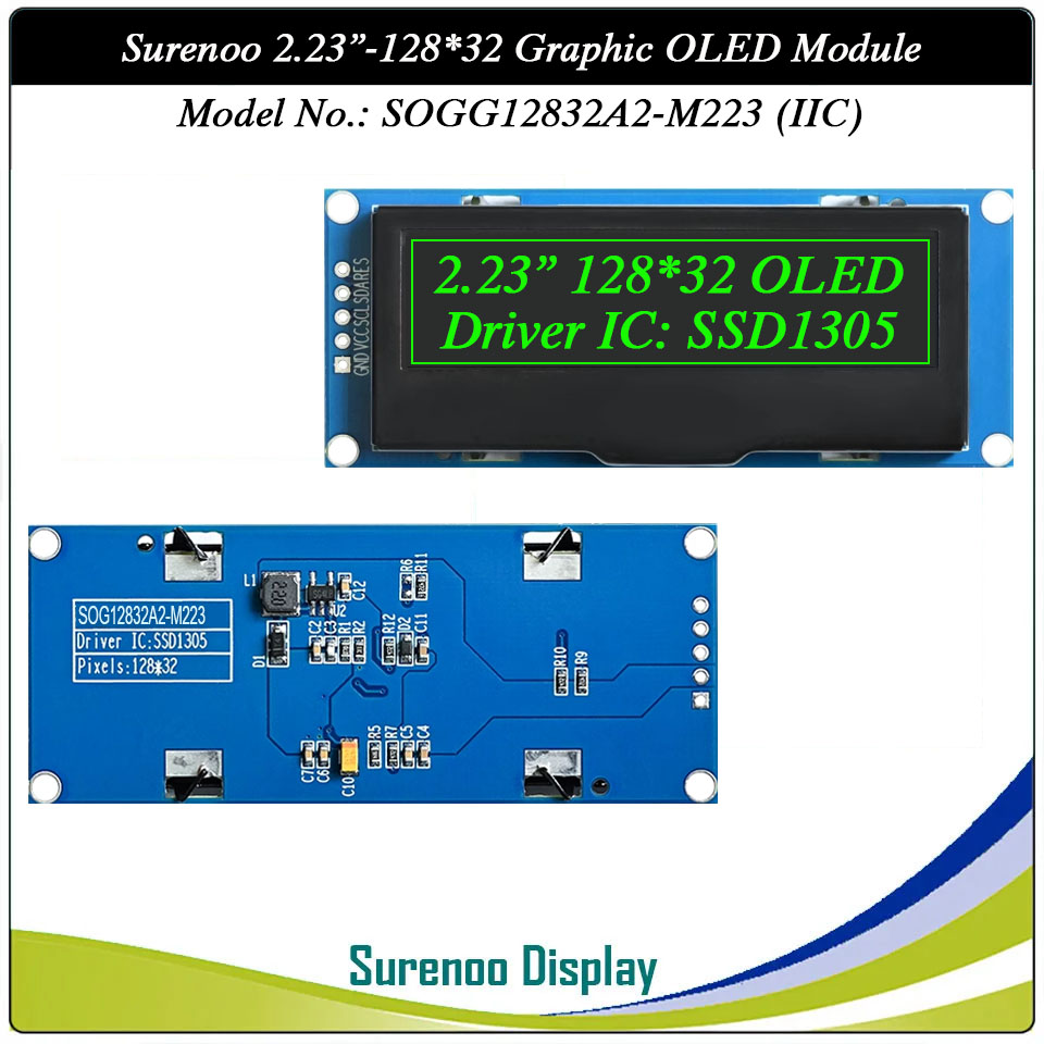 Surenoo Graphic OLED Module 2.23