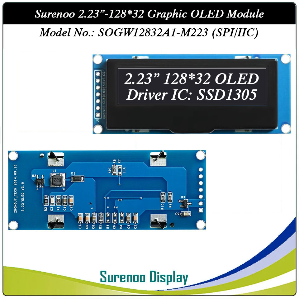 Surenoo Graphic OLED Module 2.23