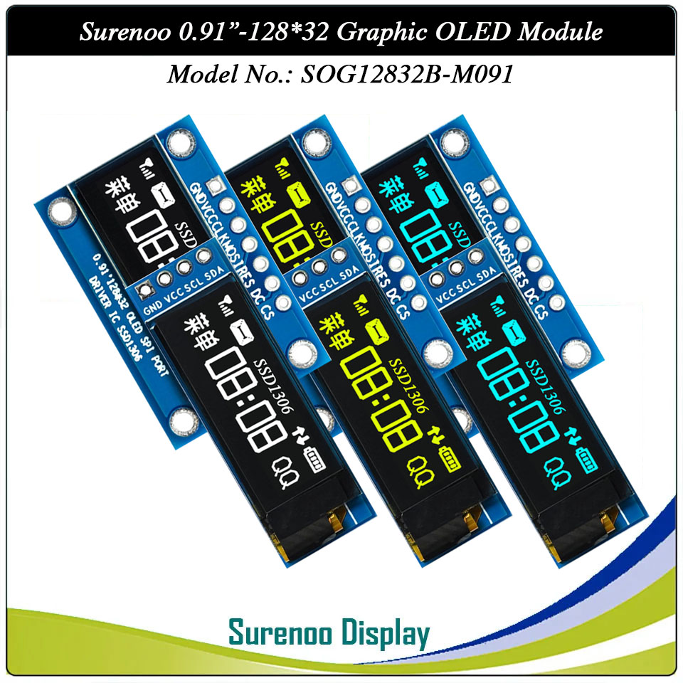 Surenoo Graphic OLED Module 0.91