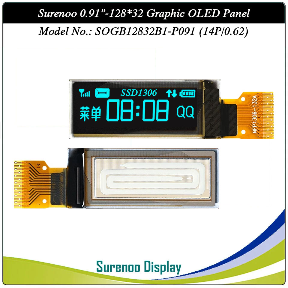 Surenoo Graphic OLED Module 0.91