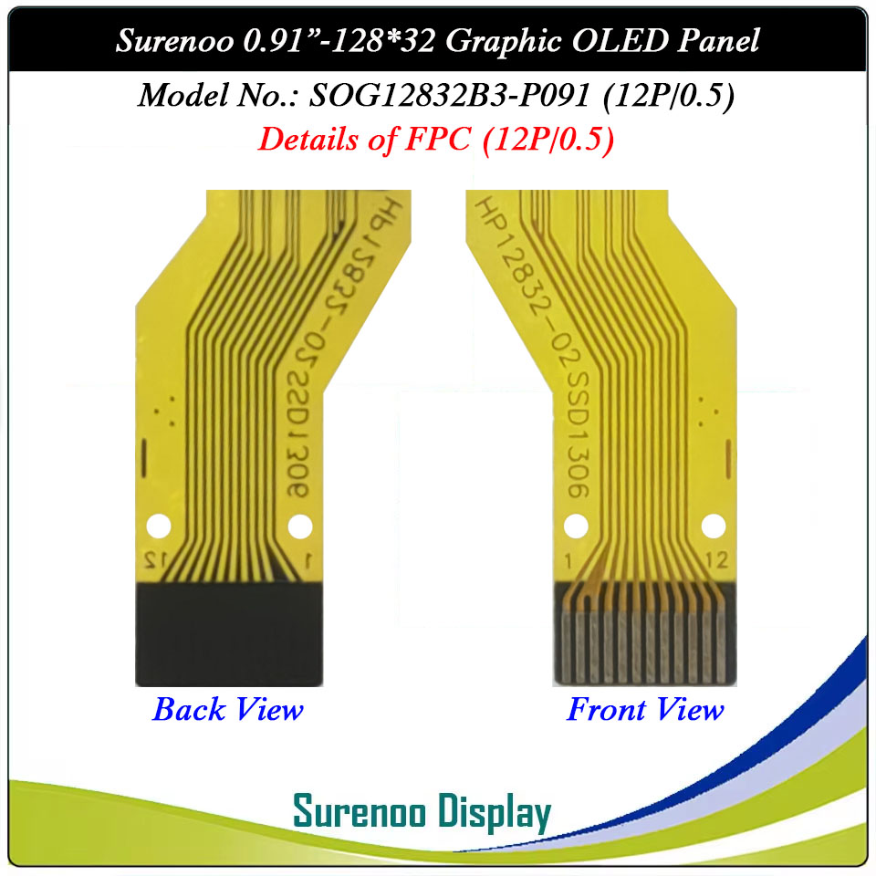 Surenoo Graphic OLED Module 0.91