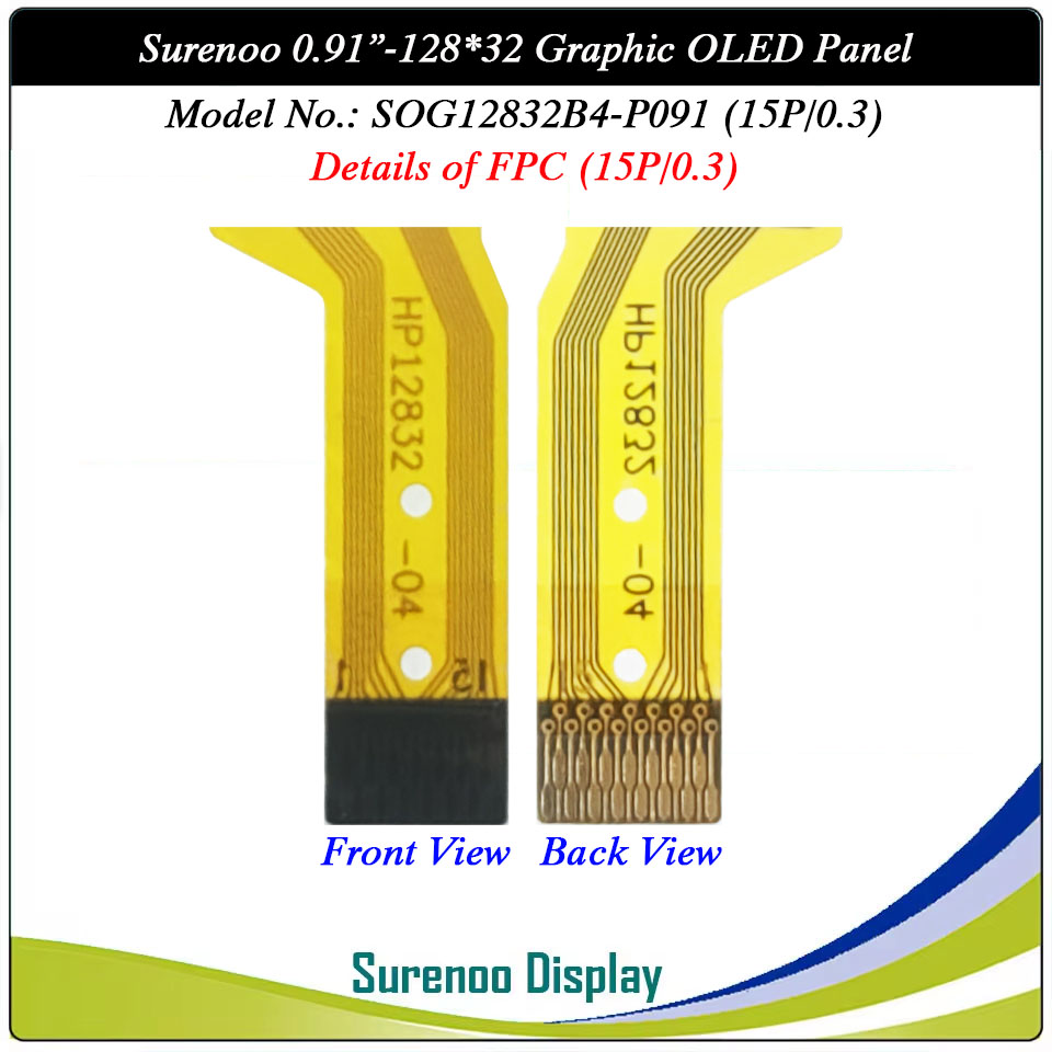 Surenoo Graphic OLED Module 0.91