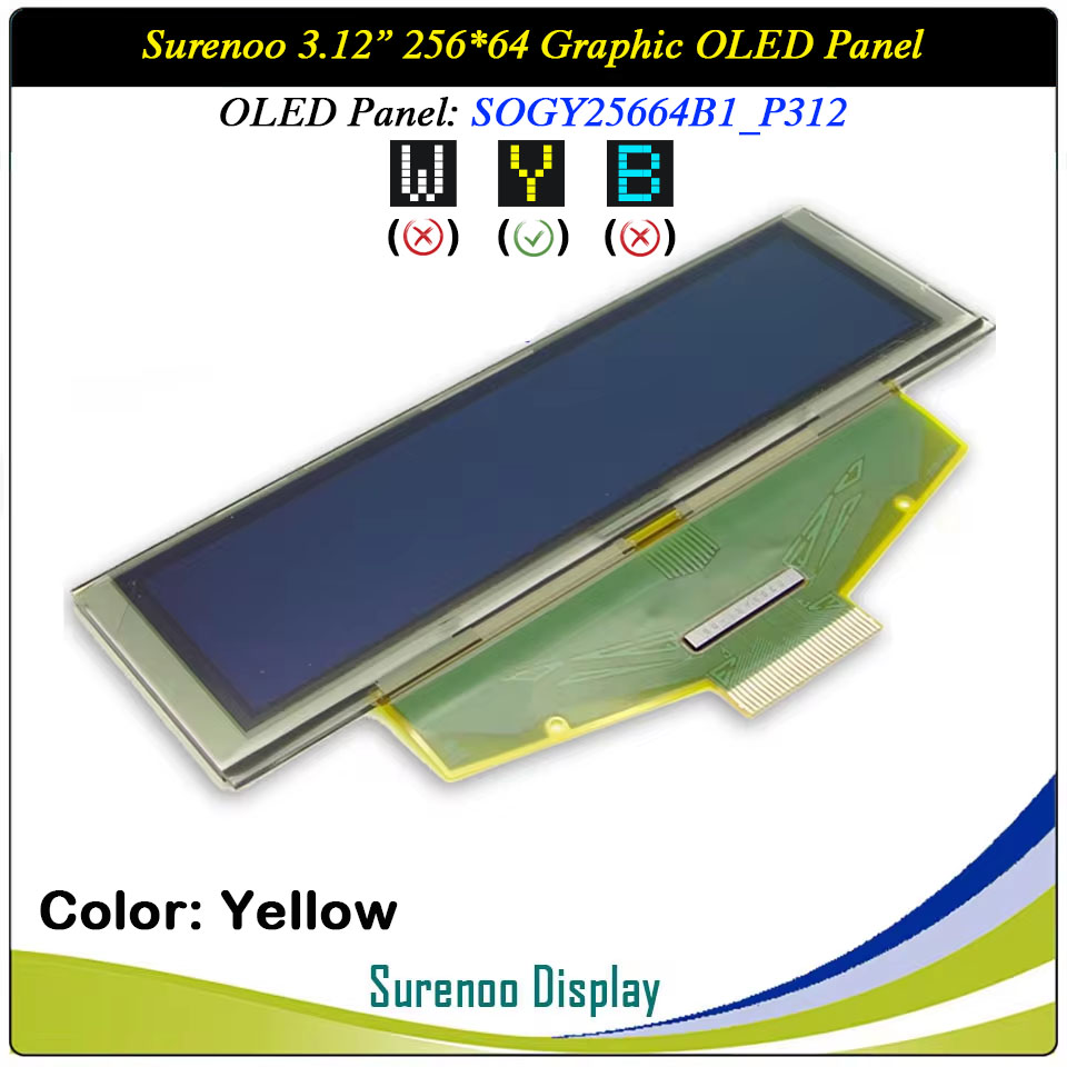 Surenoo Graphic OLED Module 3.12