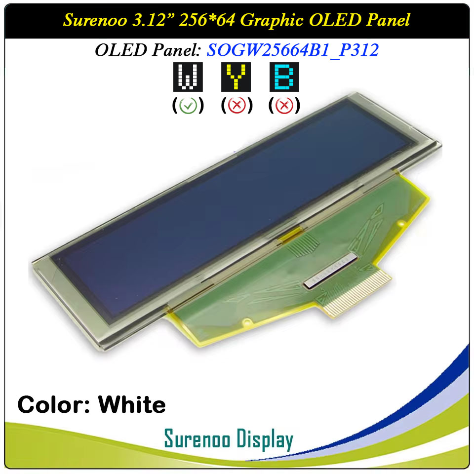 Surenoo Graphic OLED Module 3.12