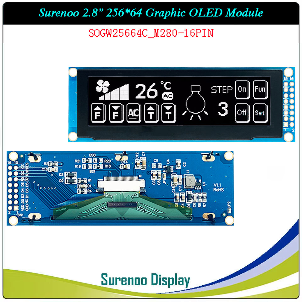 Surenoo Graphic OLED Module 2.8