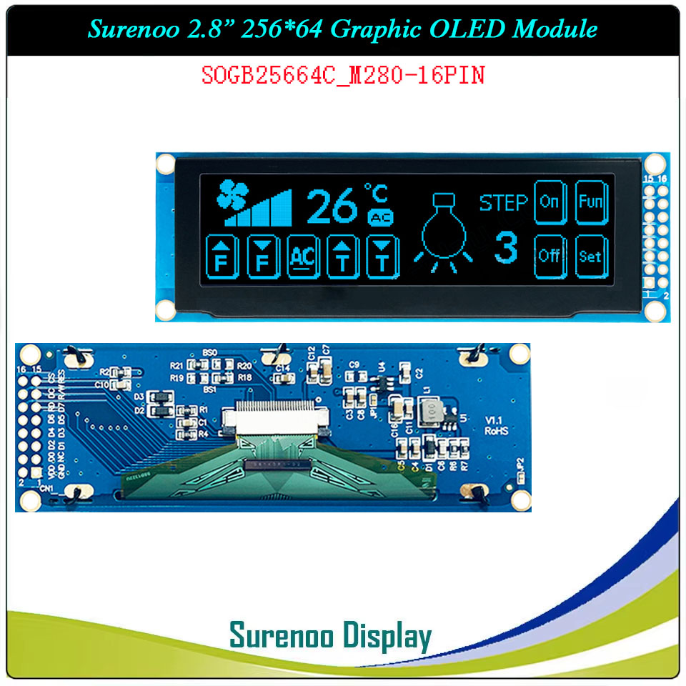 Surenoo Graphic OLED Module 2.8