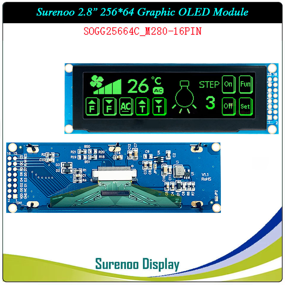 Surenoo Graphic OLED Module 2.8