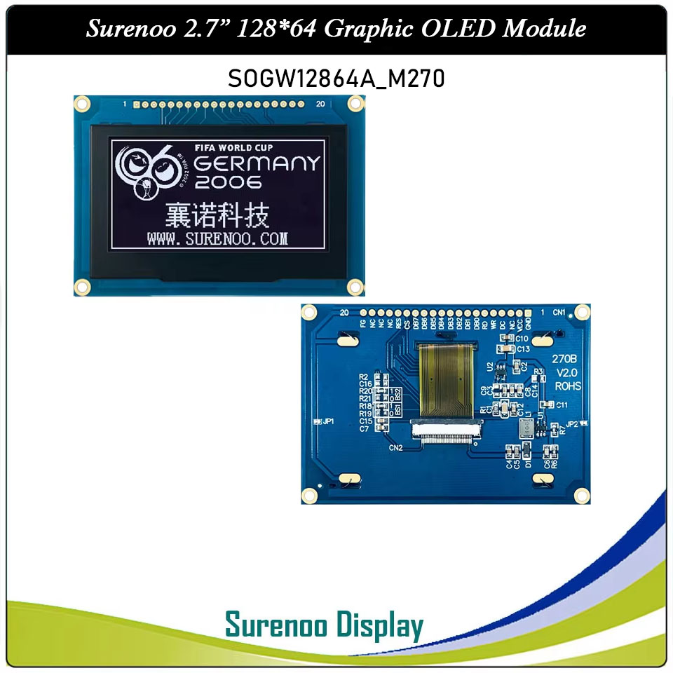 Surenoo Graphic OLED Module 2.7