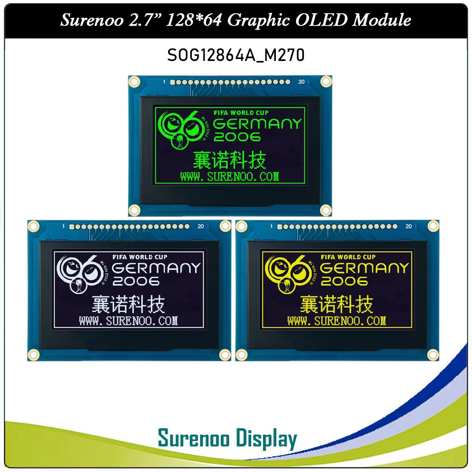 Surenoo Graphic OLED Module 2.7