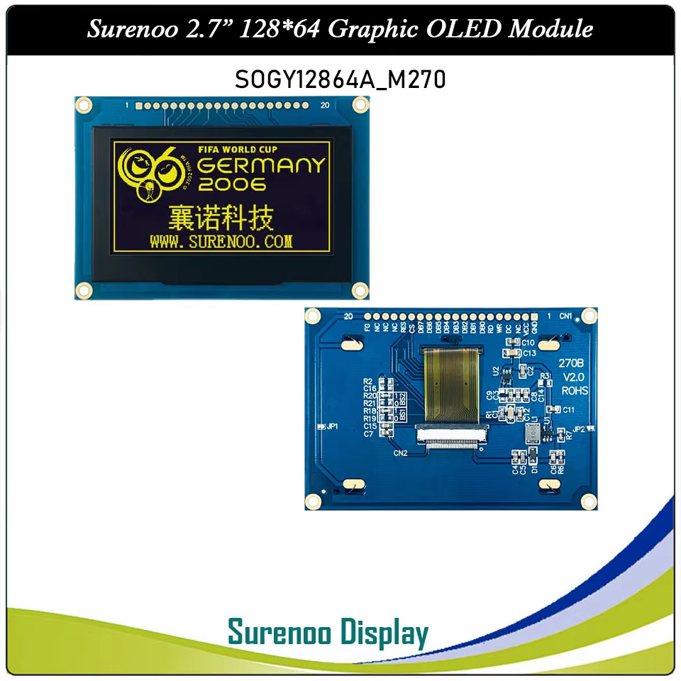 Surenoo Graphic OLED Module 2.7