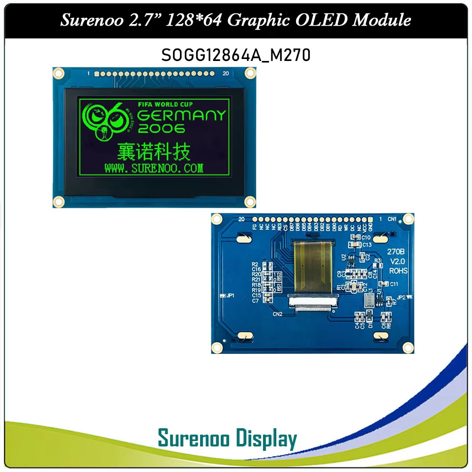 Surenoo Graphic OLED Module 2.7