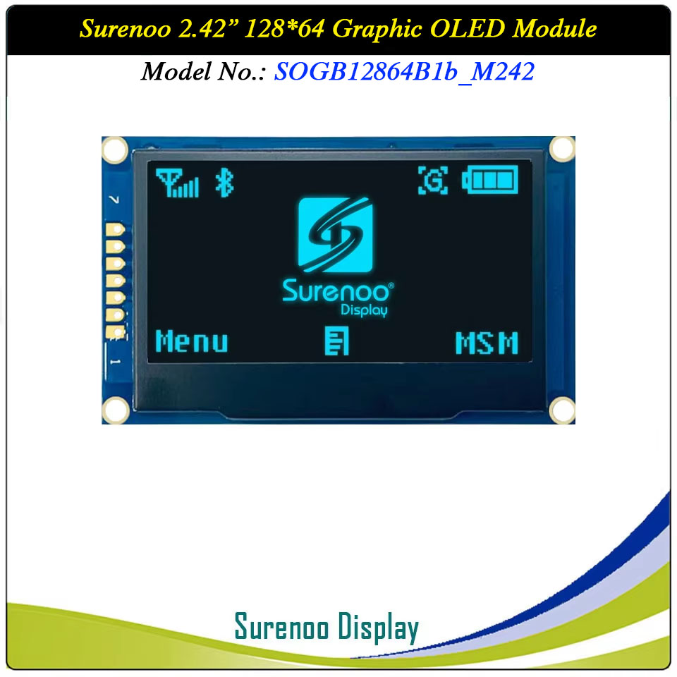 Surenoo Graphic OLED Module 2.42