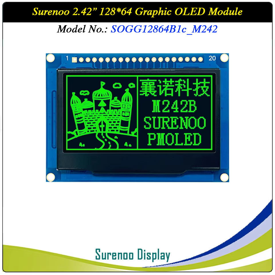 Surenoo Graphic OLED Module 2.42