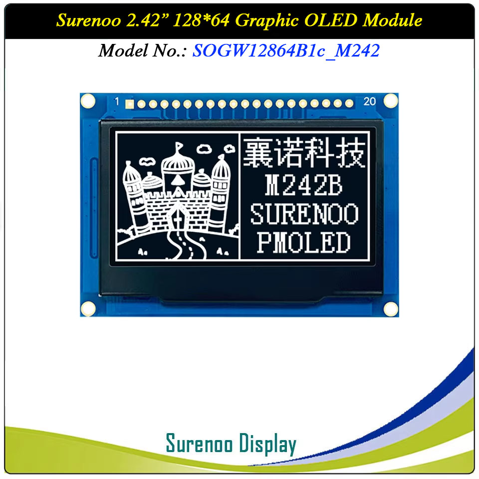 Surenoo Graphic OLED Module 2.42