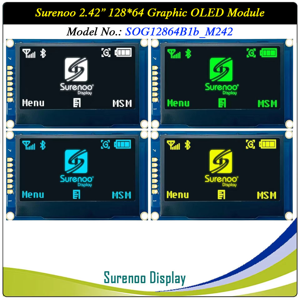 Surenoo Graphic OLED Module 2.42