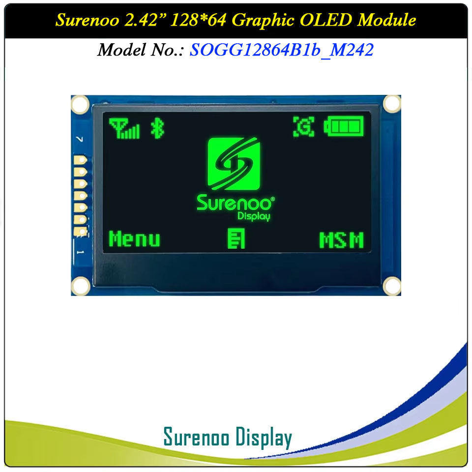 Surenoo Graphic OLED Module 2.42