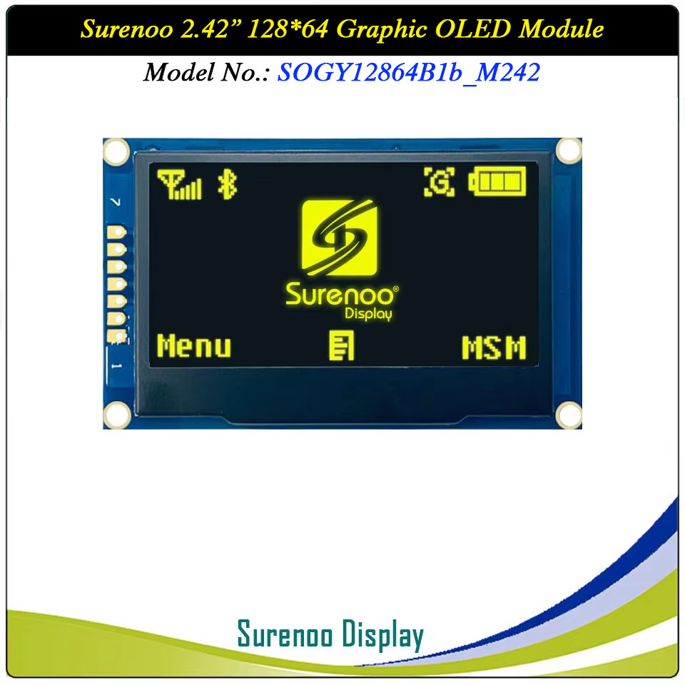 Surenoo Graphic OLED Module 2.42
