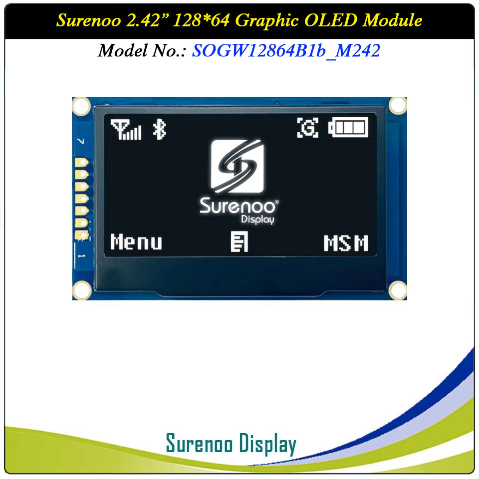 Surenoo Graphic OLED Module 2.42