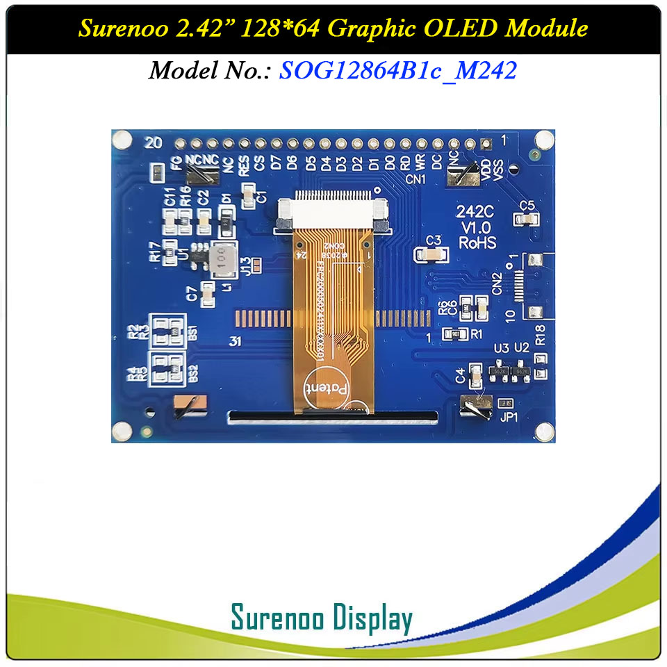 Surenoo Graphic OLED Module 2.42