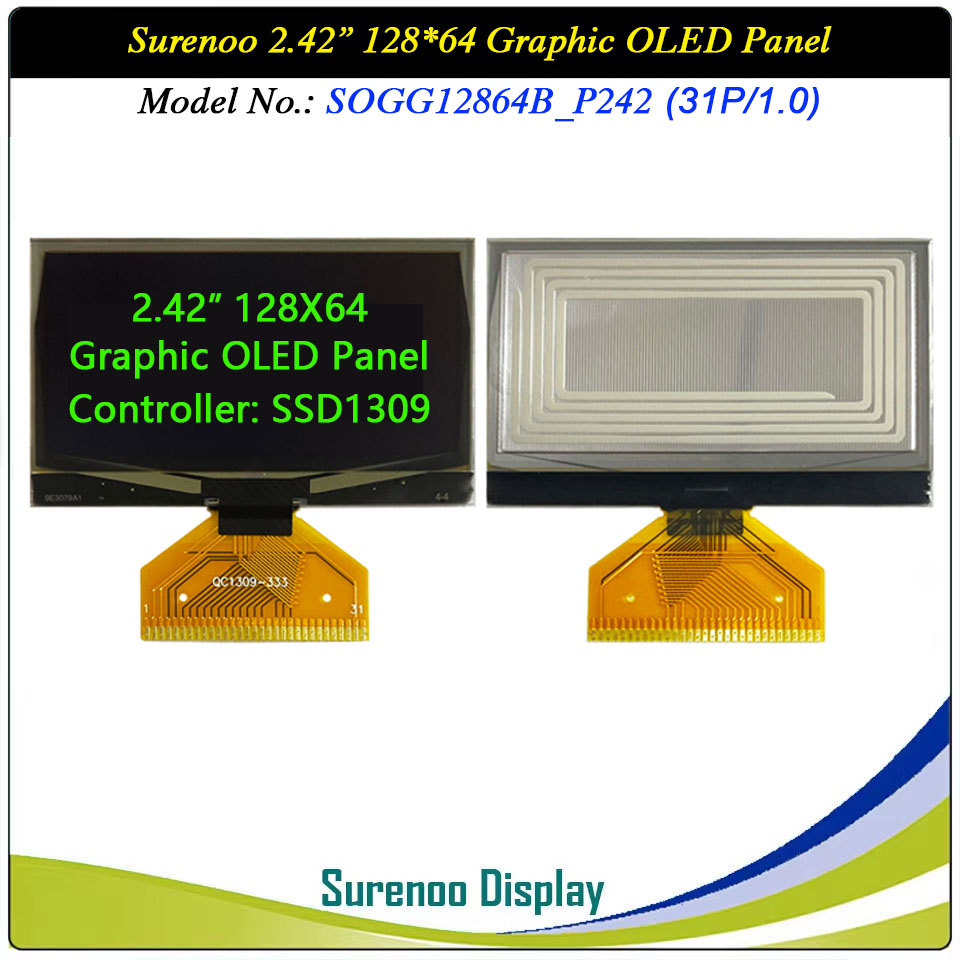 Surenoo Graphic OLED Module 2.42