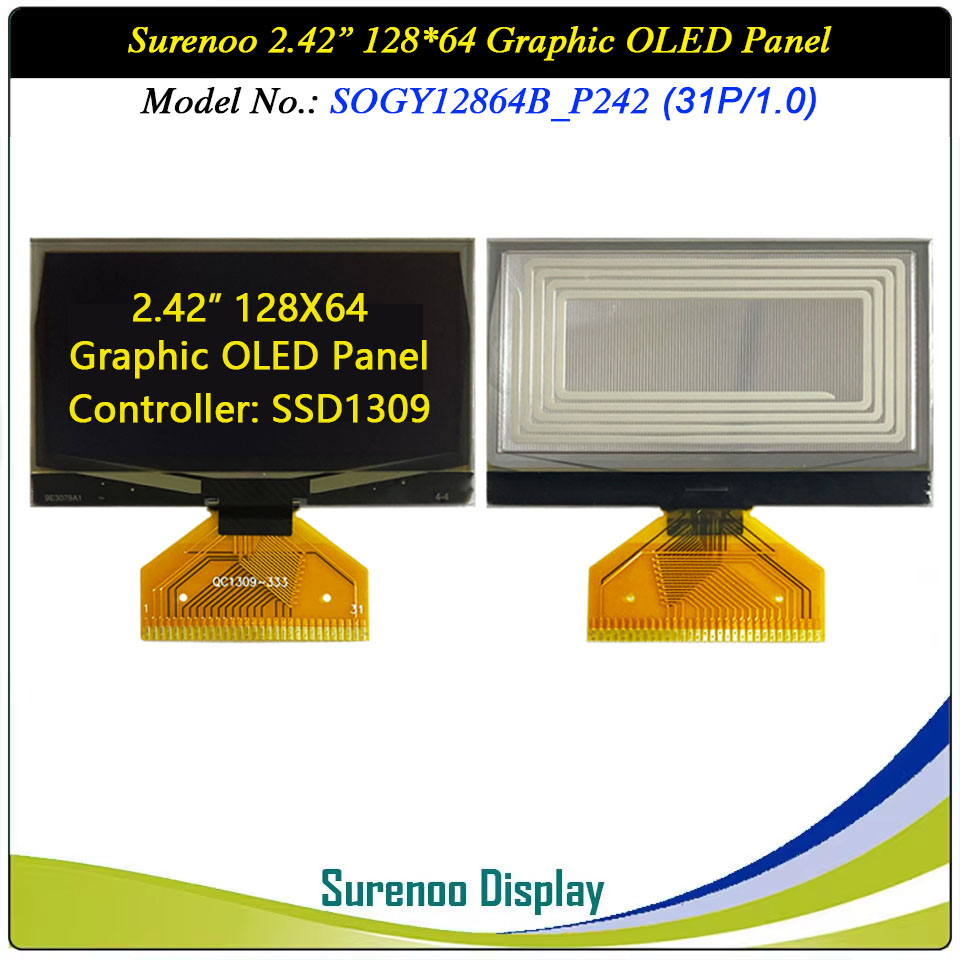 Surenoo Graphic OLED Module 2.42