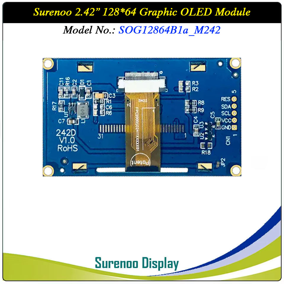 Surenoo Graphic OLED Module 2.42