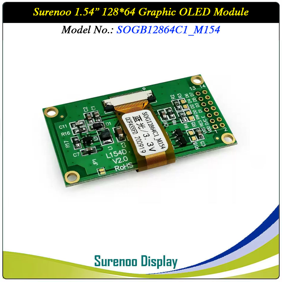 Surenoo Graphic OLED Module 1.54