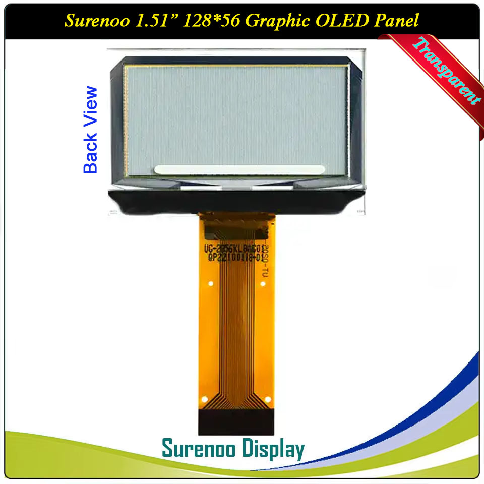 Surenoo Transparent Graphic OLED Panel 1.51