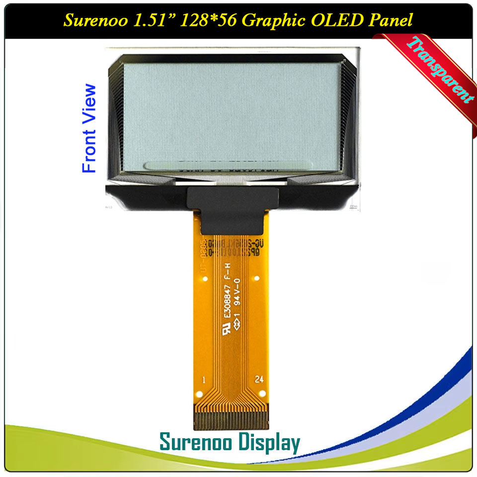 Surenoo Transparent Graphic OLED Panel 1.51