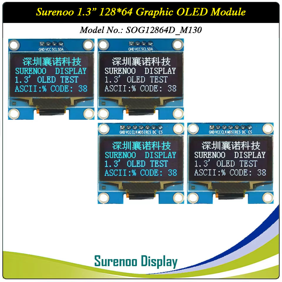 Surenoo Graphic OLED Module 1.3